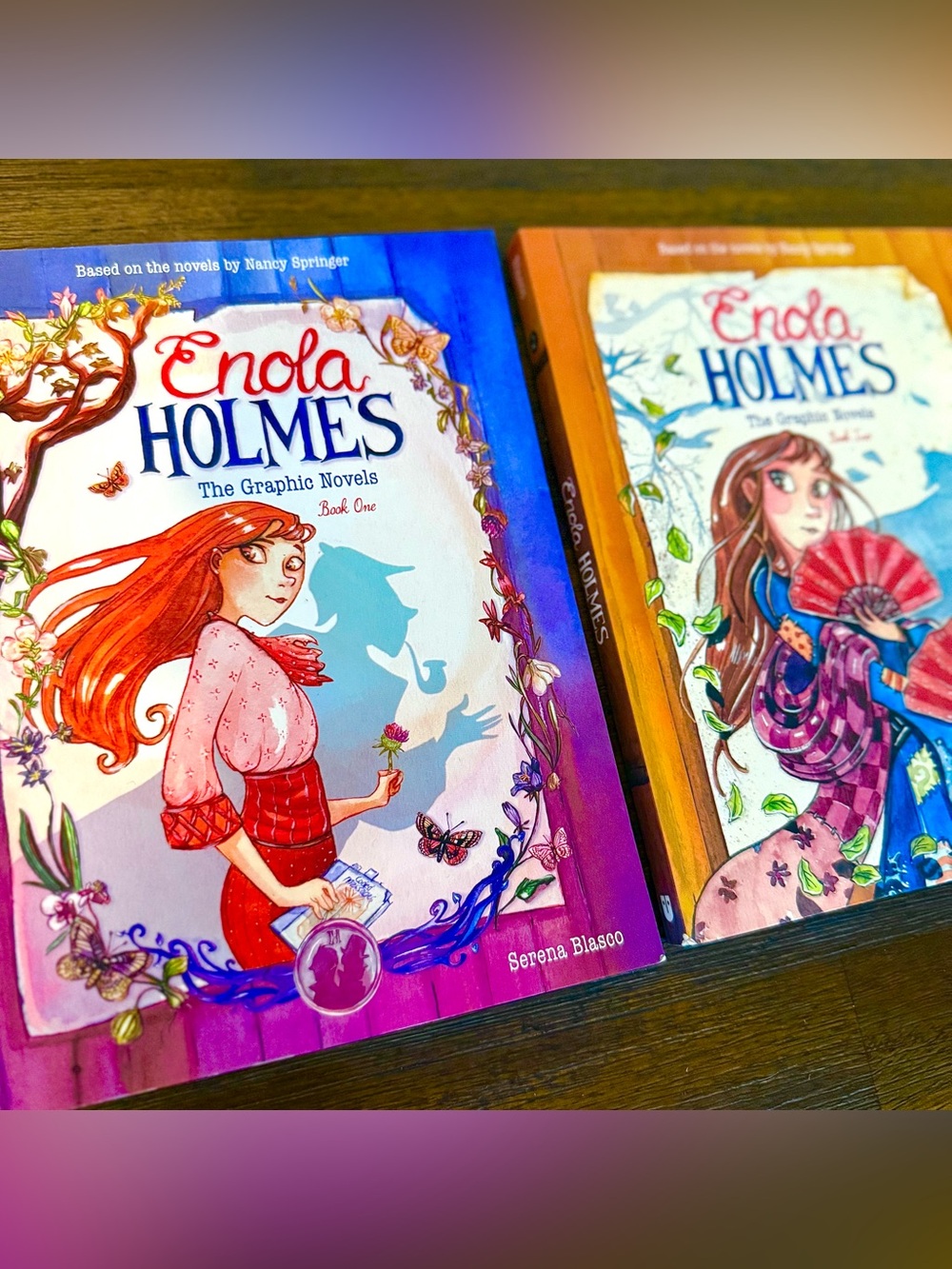 BUNDLE Enola Holmes The Graphic Novels Book One and Two SUMMER DEAL Sherlock